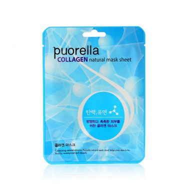 Маска для лица Puorella " collagen " Антивозрастная 21г.