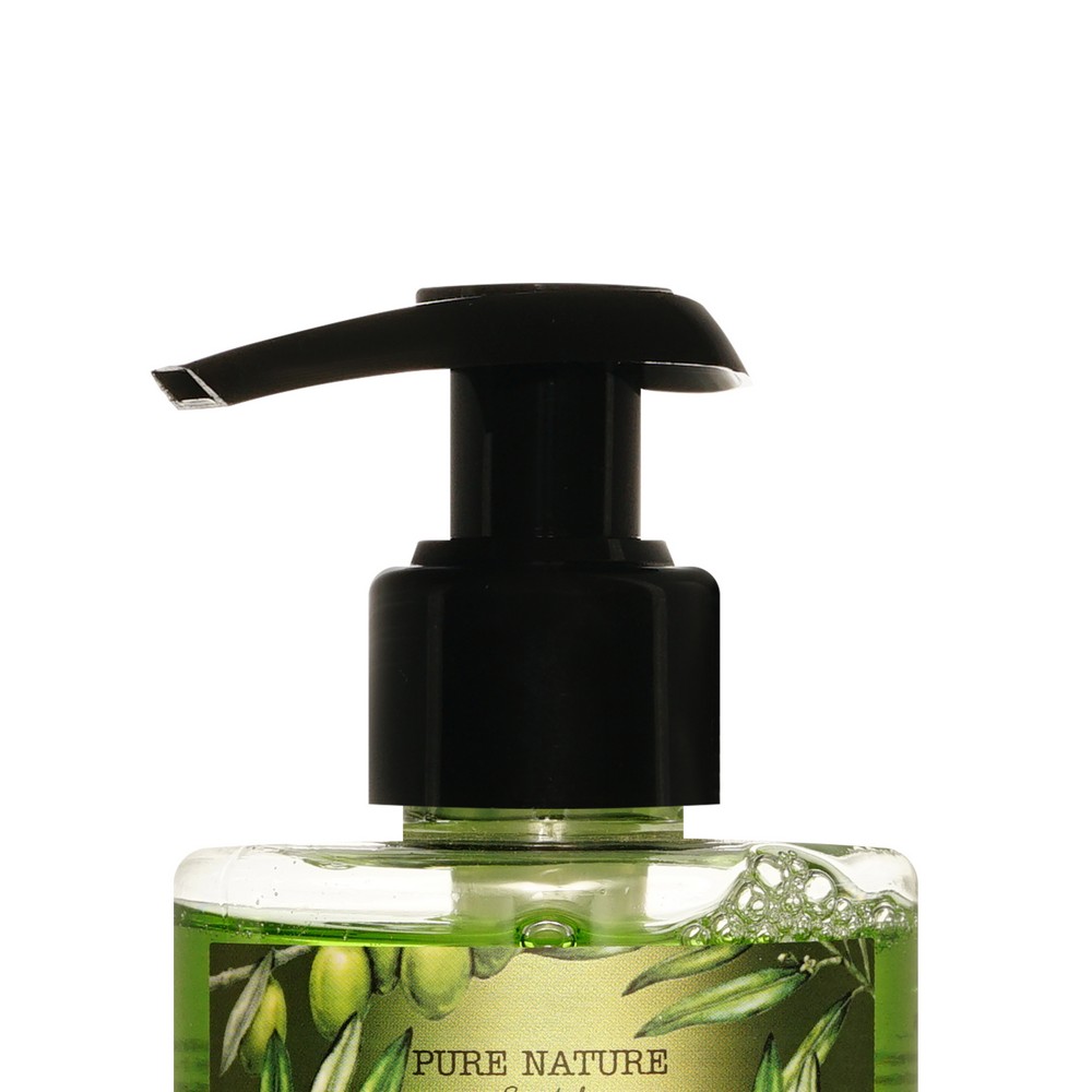 Женский подарочный набор Pure Nature Olive ( гель для душа 150мл + лосьон для тела 100г + соль для ванны 100г + щетка для тела ). Фото 7.