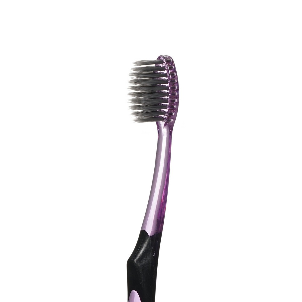 Зубная щетка Rendal Carbon Bristles средней жесткости , с древесным углем. Фото 4.
