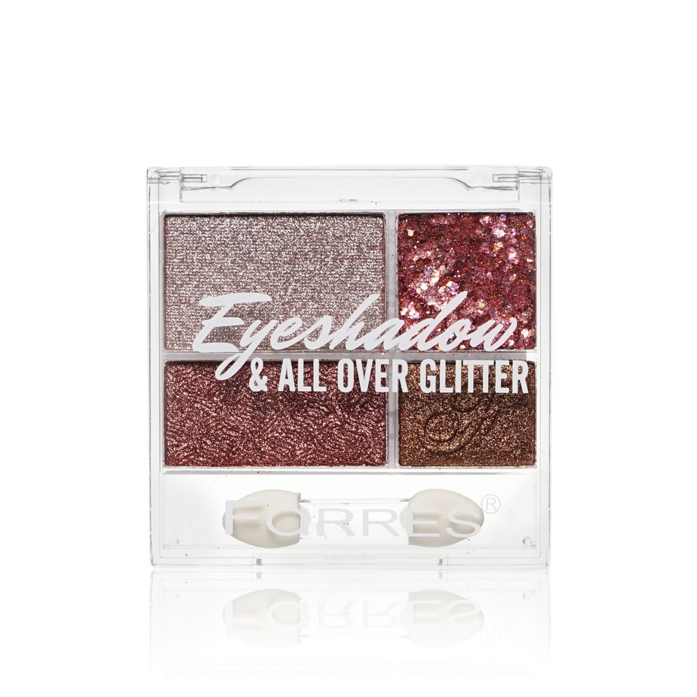 Палетка теней для век Farres All Over Glitter 05 4 цвета 5,9г. Фото 1.