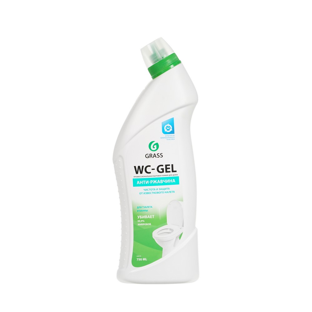 Чистящее средство для туалета и ванны Grass WC-Gel " Анти-ржавчина " 750мл