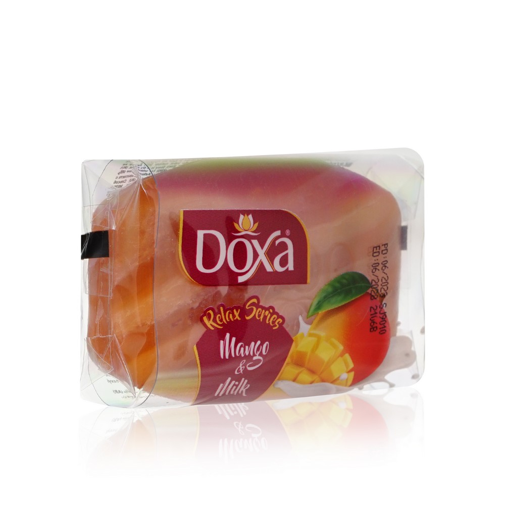 Мыло туалетное Doxa Relax series " Mango & Milk " 80г. Фото 2.