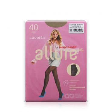 Женские колготки Allure Lacerta 40den Glace 3 размер.