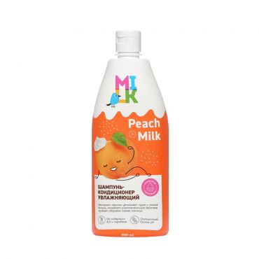 Шампунь - кондиционер для волос Milk Peach + milk " увлажняющий " 800мл.