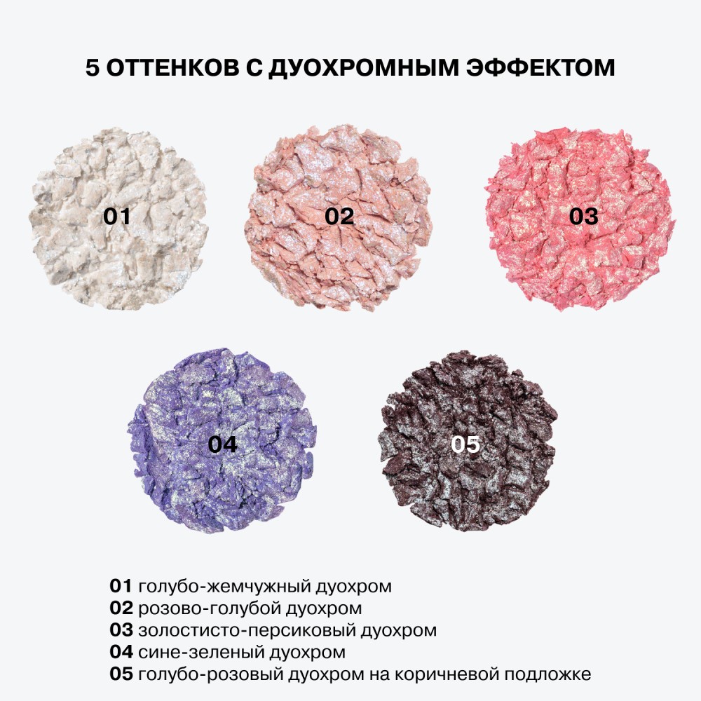 Дуохромные тени для век Influence Beauty Neochrome 02 1,3г. Фото 9.
