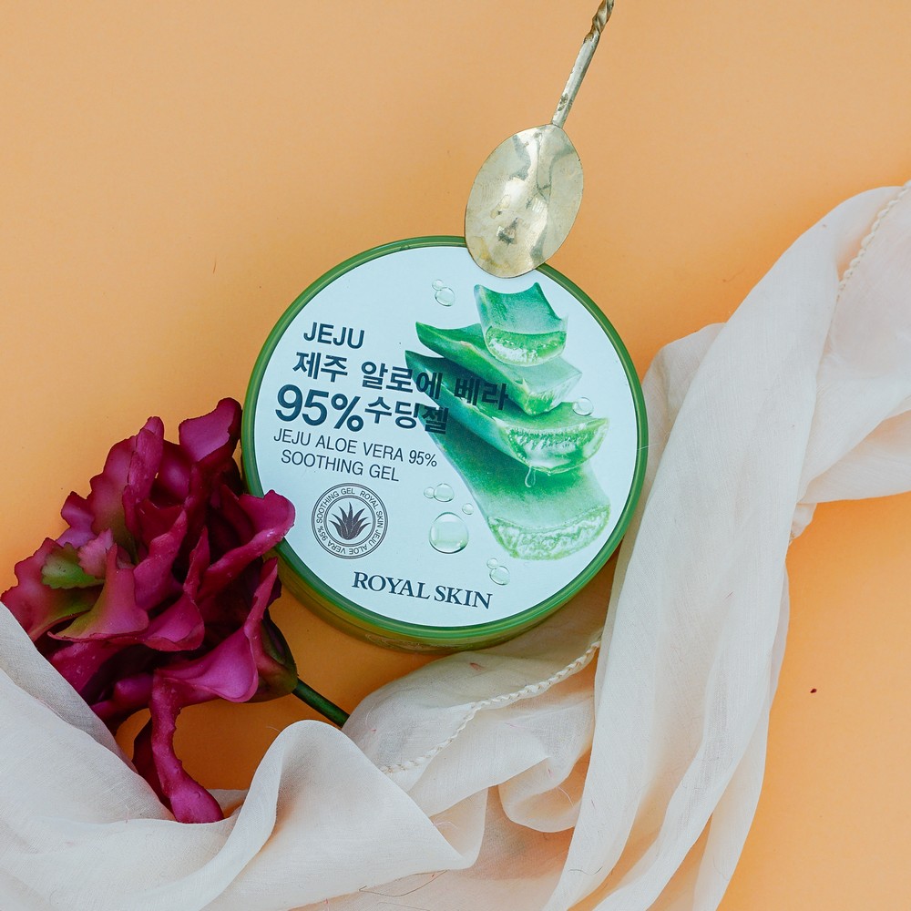 Гель Royal Skin для лица и тела , с 95% содержанием алоэ , 300мл. Фото 6.