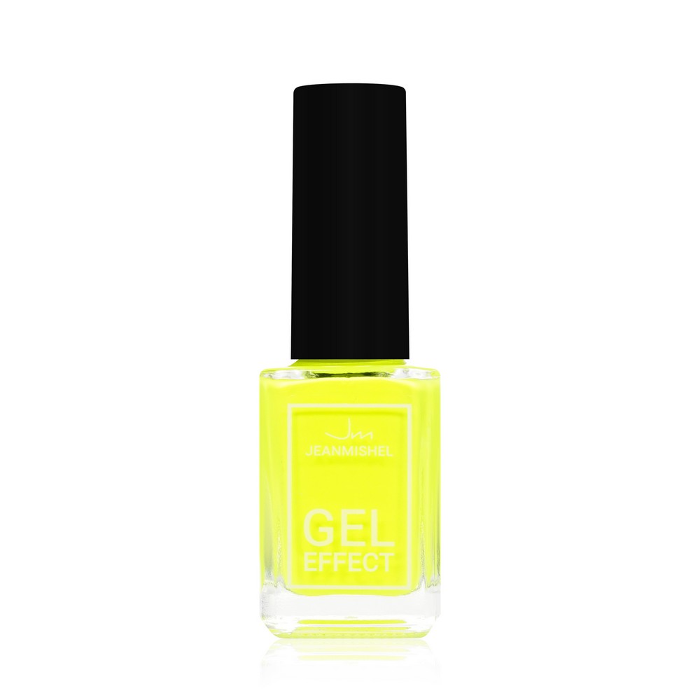 Лак для ногтей Jeanmishel GEL effect 331 матовый Жёлтый диско 12мл. Фото 1.