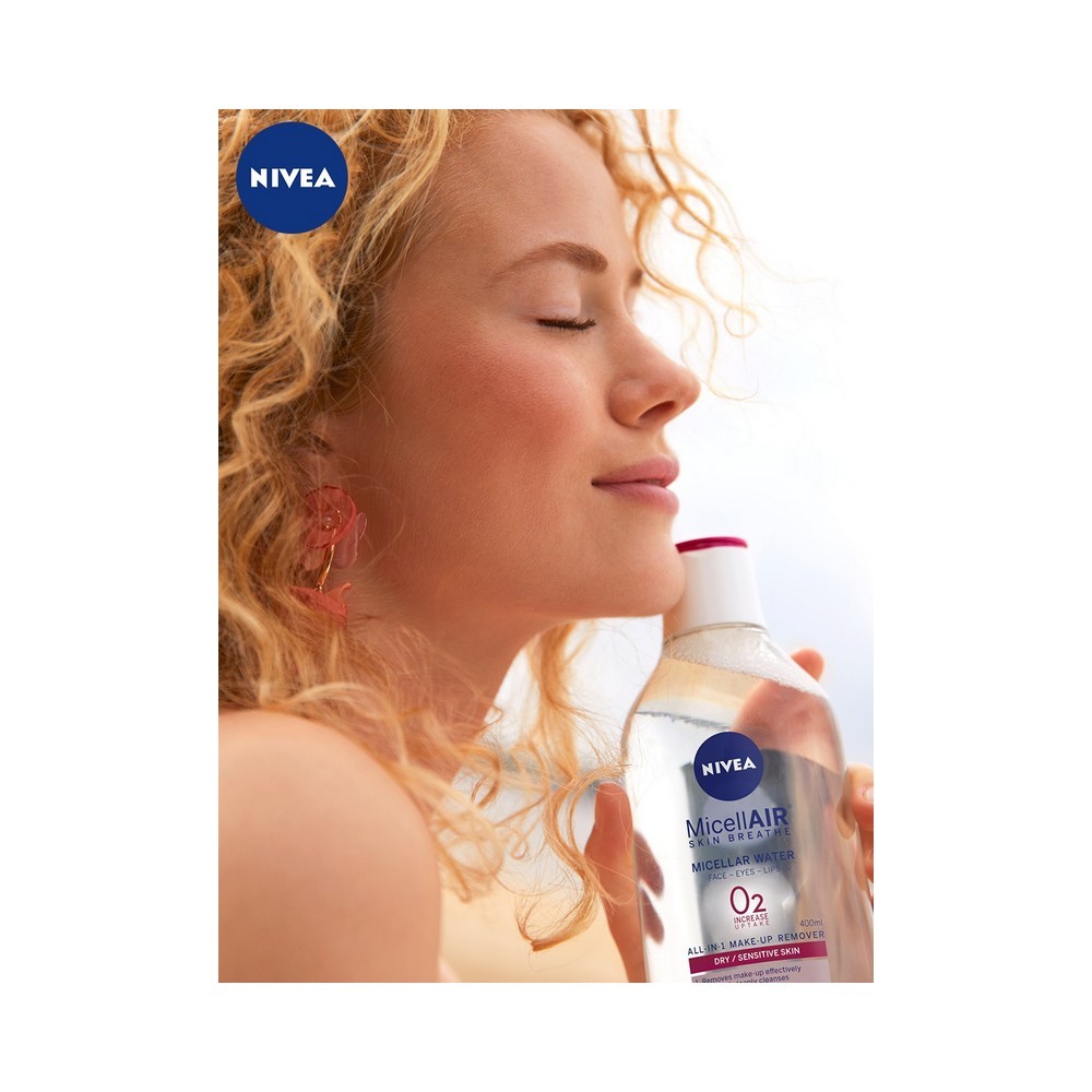 Мицеллярная вода NIVEA смягчающая 3 в 1 для сухой и чувствительной кожи 400мл Вид№7