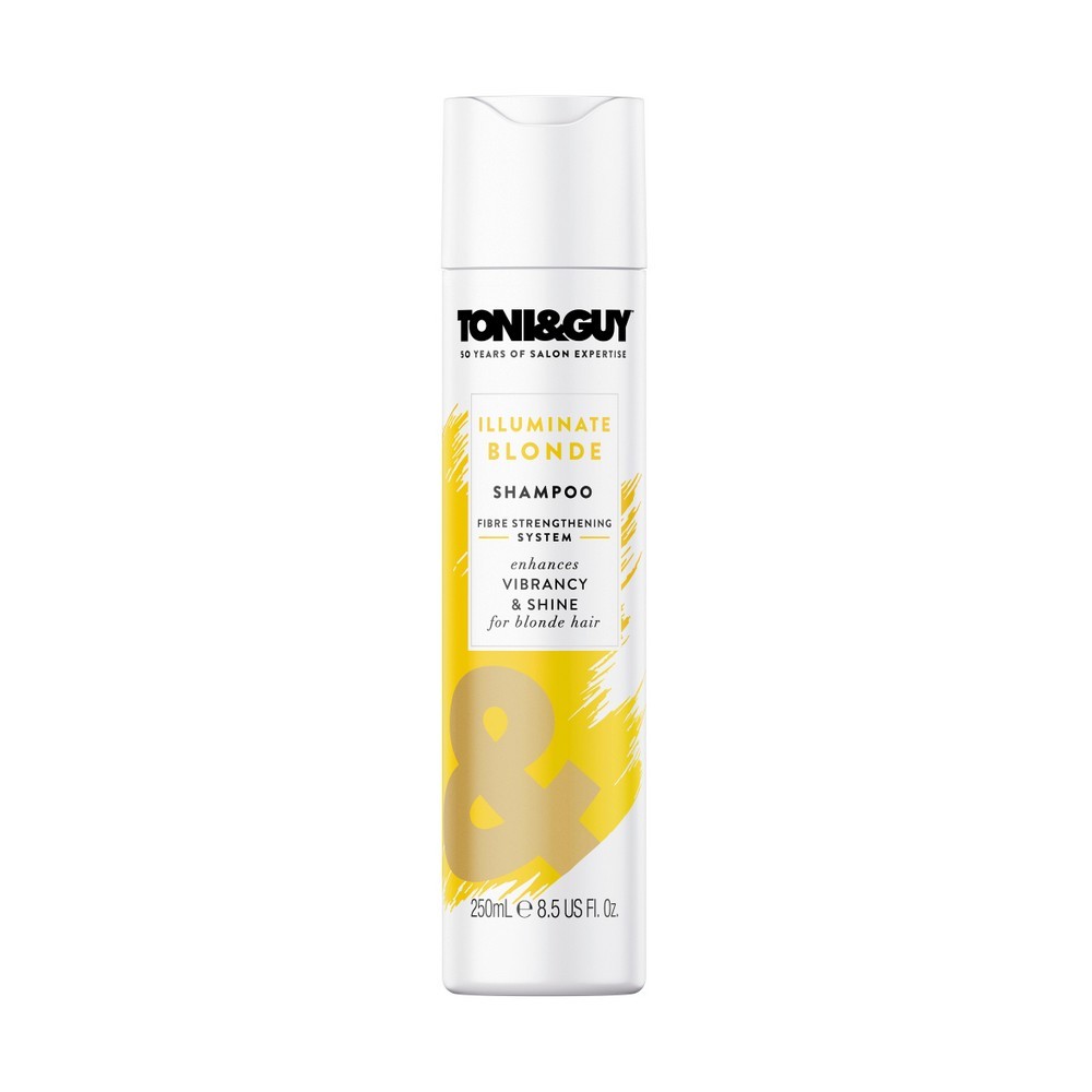 Шампунь для светлых волос Toni&Guy Illuminate blonde Сияние светлых 250мл. Фото 1.