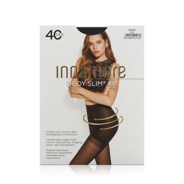 Женские утягивающие колготки Innamore Body Slim 40den Nero 2 размер.