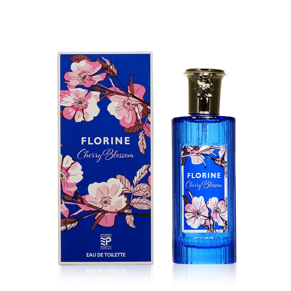 Женская туалетная вода Florine " Cherry Blossom " 90мл. Фото 1.