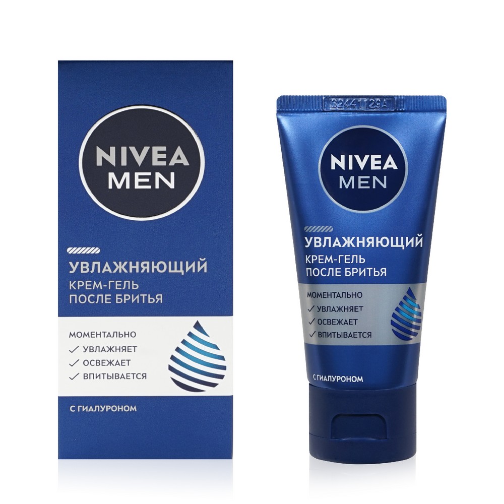 Увлажняющий крем - гель после бритья NIVEA Men с гиалуроном 50г