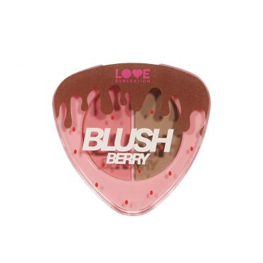 Палетка для контуринга лица Love Generation BlushBerry 02 6г.