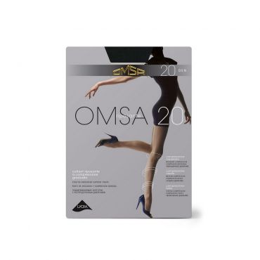 Женские колготки Omsa 20den Nero 2 размер.