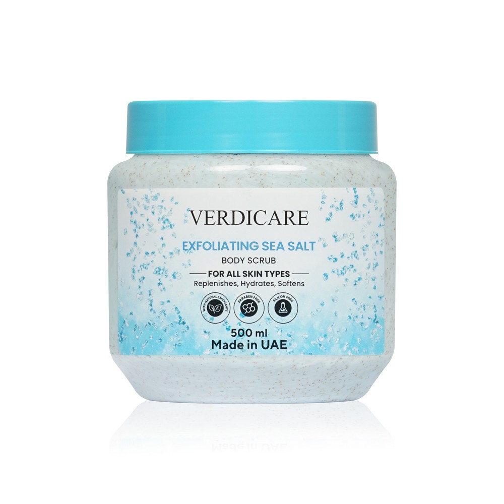 Скраб для тела Verdicare Exfoliating Sea Salt 500мл. Фото 1.