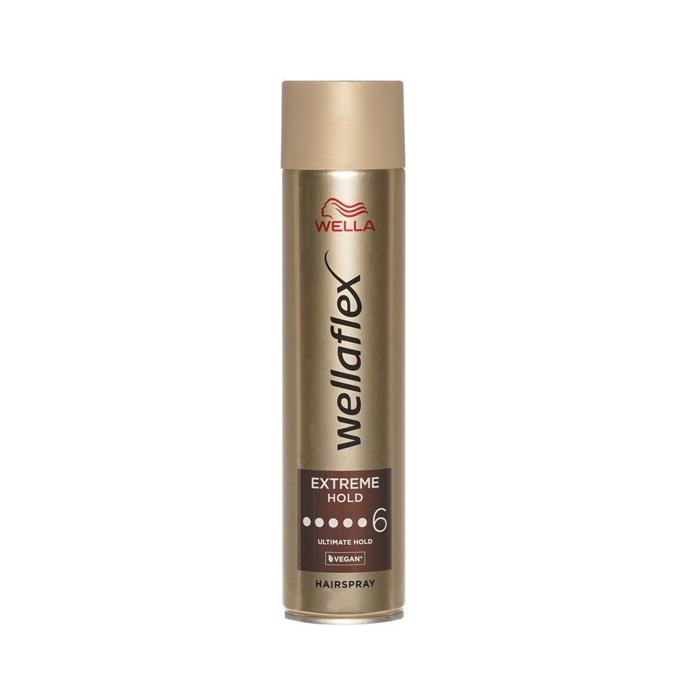 Лак для волос Wella Wellaflex Extreme Hold 6 250мл. Фото 1.