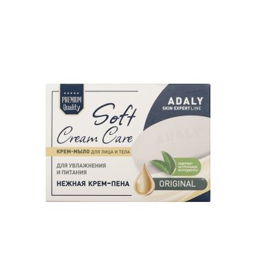 Крем - мыло для лица и тела Adaly Soft Cream Care Original 100г.