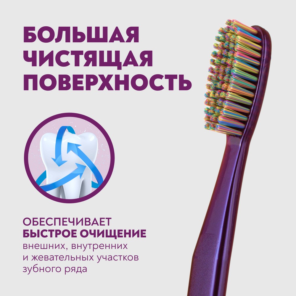 Зубная щетка PresiDENT Exclusive 6 мил средняя. Фото 11.