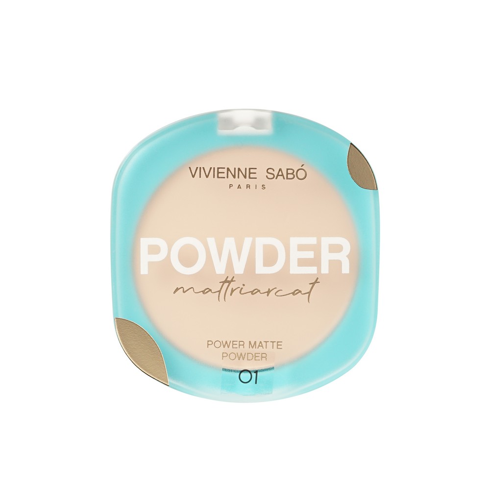 Матирующая пудра для лица Vivienne Sabo Mattriarcat 01 7,5г. Фото 1.