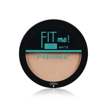 Матирующая пудра для лица Farres Fit me! Бежевый 10г.