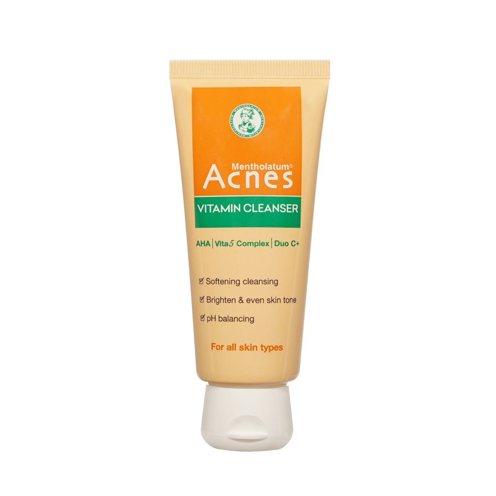 Пенка для умывания Mentholatum Acnes с витаминами 50г. Фото 1.