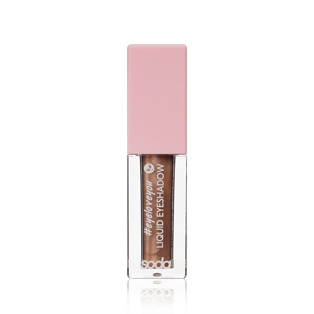 Жидкие тени для век Soda Liquid Eyeshadow #eyeloveyou 004 , 4мл. Фото 5.