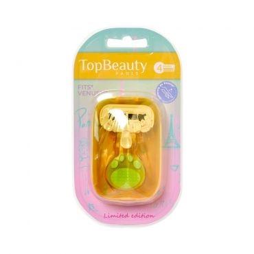 Женский станок TopBeauty Paris 4 лезвия + 1 сменная кассета.