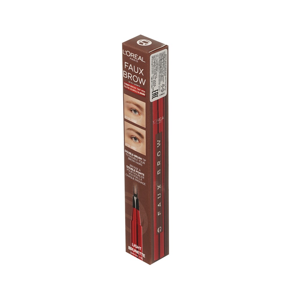 Маркер для бровей L'Oreal Paris Infaillible Faux Brow Light brunette 1мл. Фото 2.