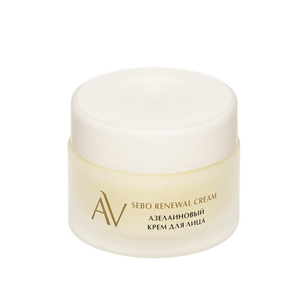 Азелаиновый крем для лица с экстрактом гамамелиса Aravia Laboratories Sebo Renewal Cream 50мл. Фото 6.