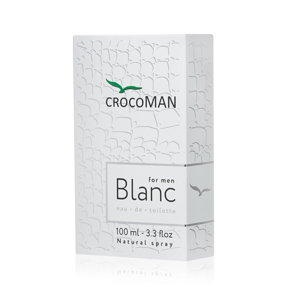 Мужская туалетная вода CrocoMan " Blanc " 100мл. Фото 3.