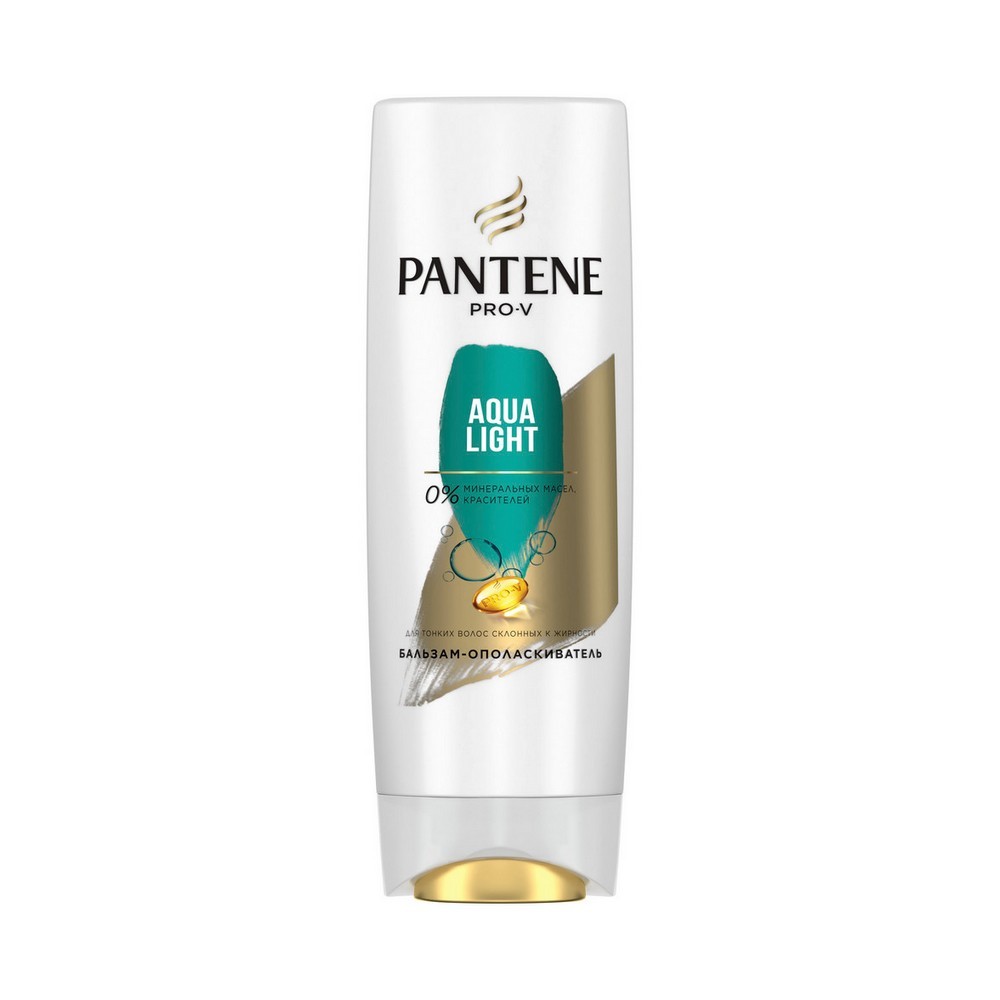 Бальзам - ополаскиватель Pantene Pro-V Aqua Light для тонких , склонных к жирности волос 200мл. Фото 1.