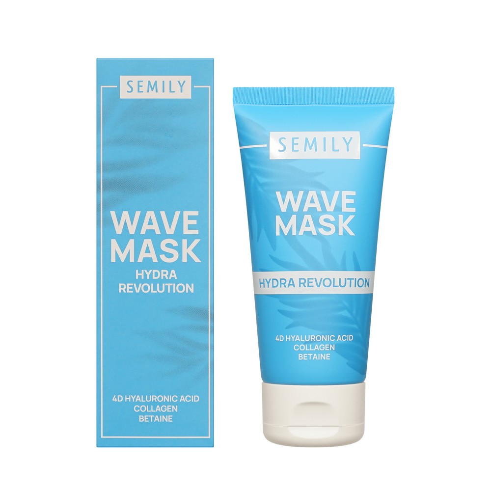 Увлажняющая маска для лица SEMILY Wave Mask Hydra Revolution 50мл. Фото 1.