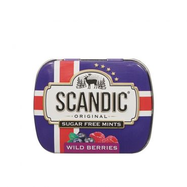 Конфеты без сахара Scandic Лесные ягоды 14г.