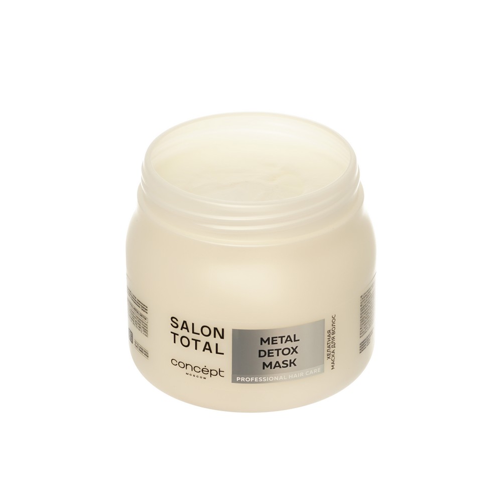Хелатная маска для волос Concept Salon Total Metal Detox Mask 500мл. Фото 5.
