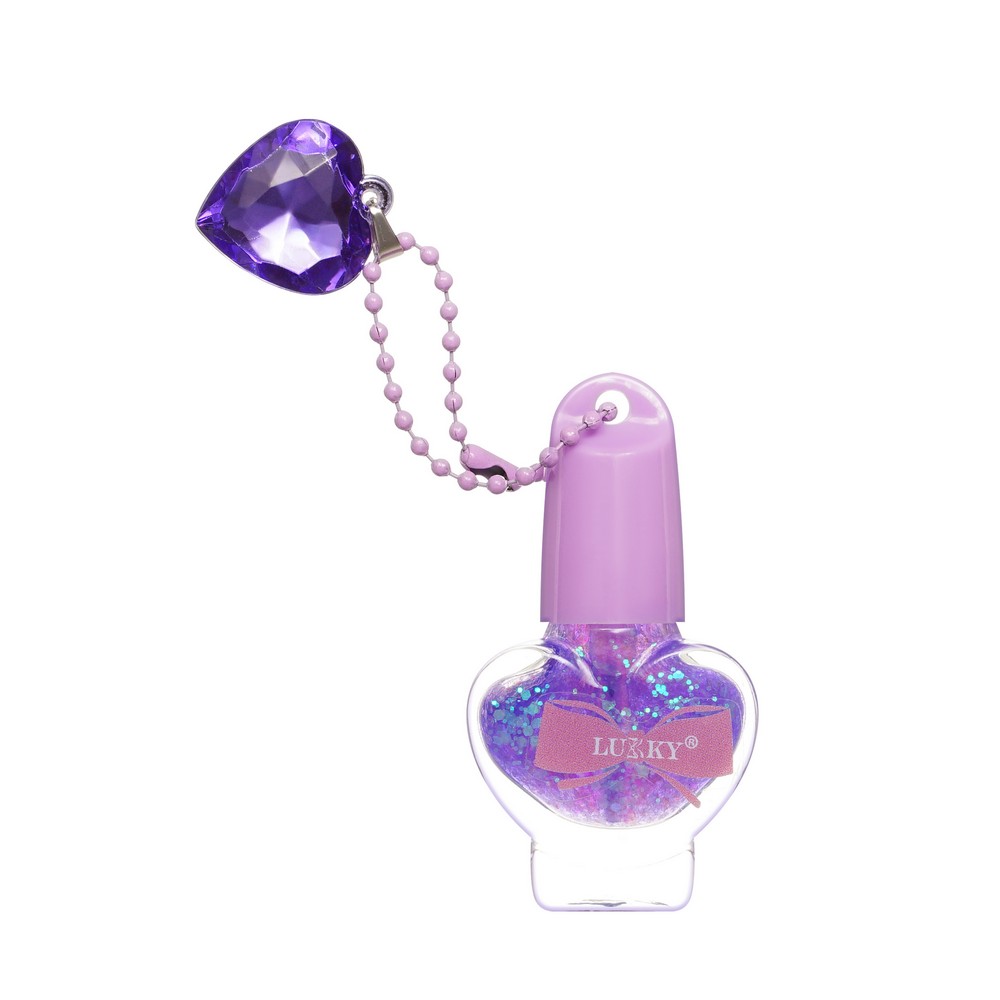 Лак для ногтей Lukky Charmy laque Сиренево-перламутровый металлик 5мл. Фото 3.