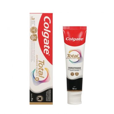 Зубная паста Colgate total Активная защита+ " профессиональная глубокое очищение " 100мл.