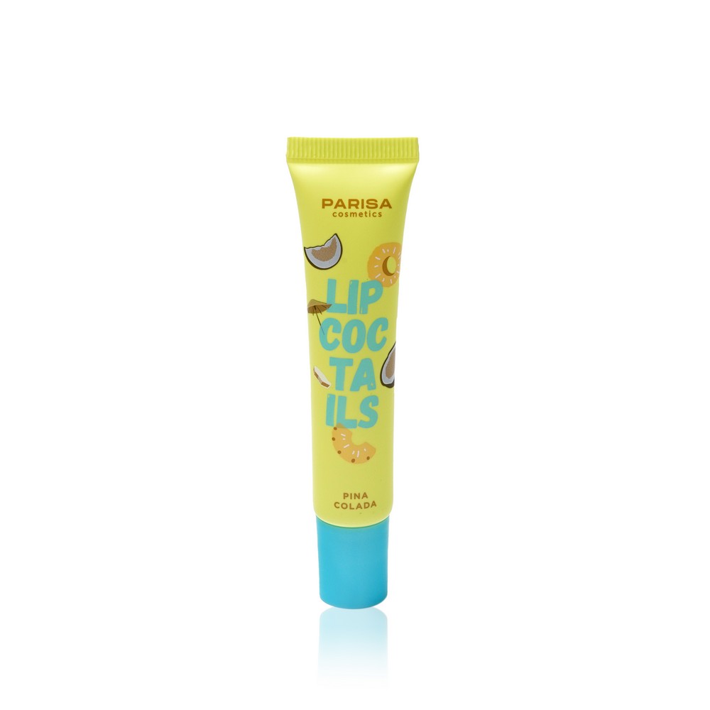 Sos - бальзам для губ Parisa Cosmetics Lip Coctails , Pina Colada , 16мл Вид№3