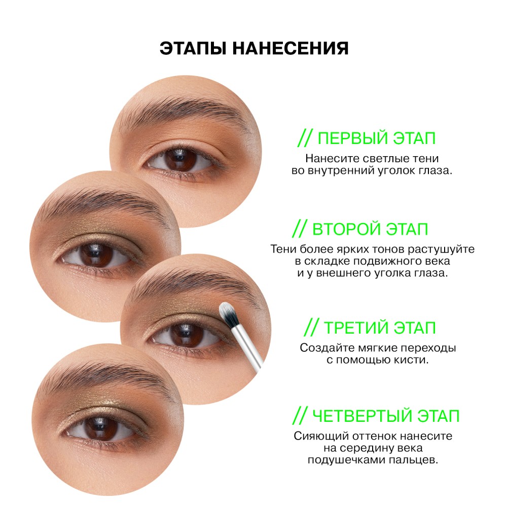 Палетка теней для век Influence Beauty Time Traveler 15 оттенков 15г. Фото 10.