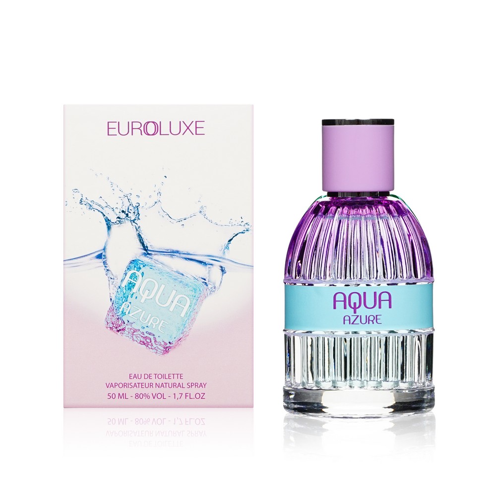 Женская туалетная вода Euroluxe Aqua " Azure " 50мл. Фото 1.