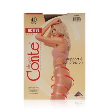 Женские колготки Conte Active 40den Bronz 4 размер.