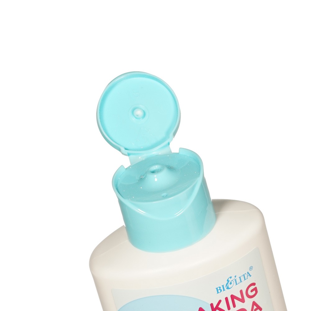 Очищающая пудра для умывания лица с содой Bielita Baking Soda 53г. Фото 3.