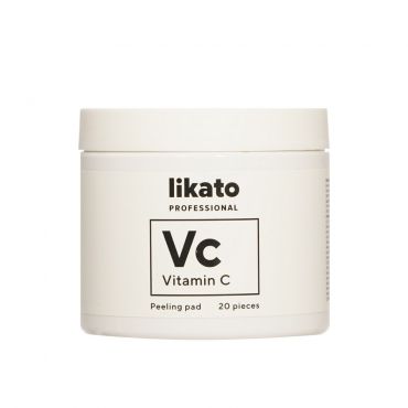 Пилинг - пэды для лица AHA-кислотами и витамином C Likato Professional Vc 20шт.