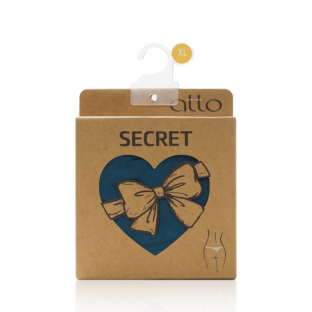 Женские трусы - стринги Atto Secret , Изумрудный , XL. Фото 1.