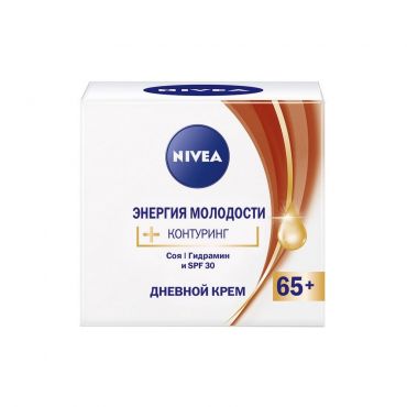 Дневной крем для лица NIVEA Энергия молодости 65+ 50мл.