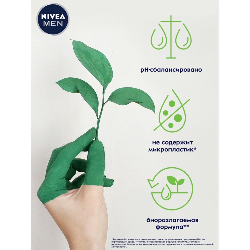 Мужской гель для душа NIVEA Men " Boost " 3 в 1 250мл. Фото 9.