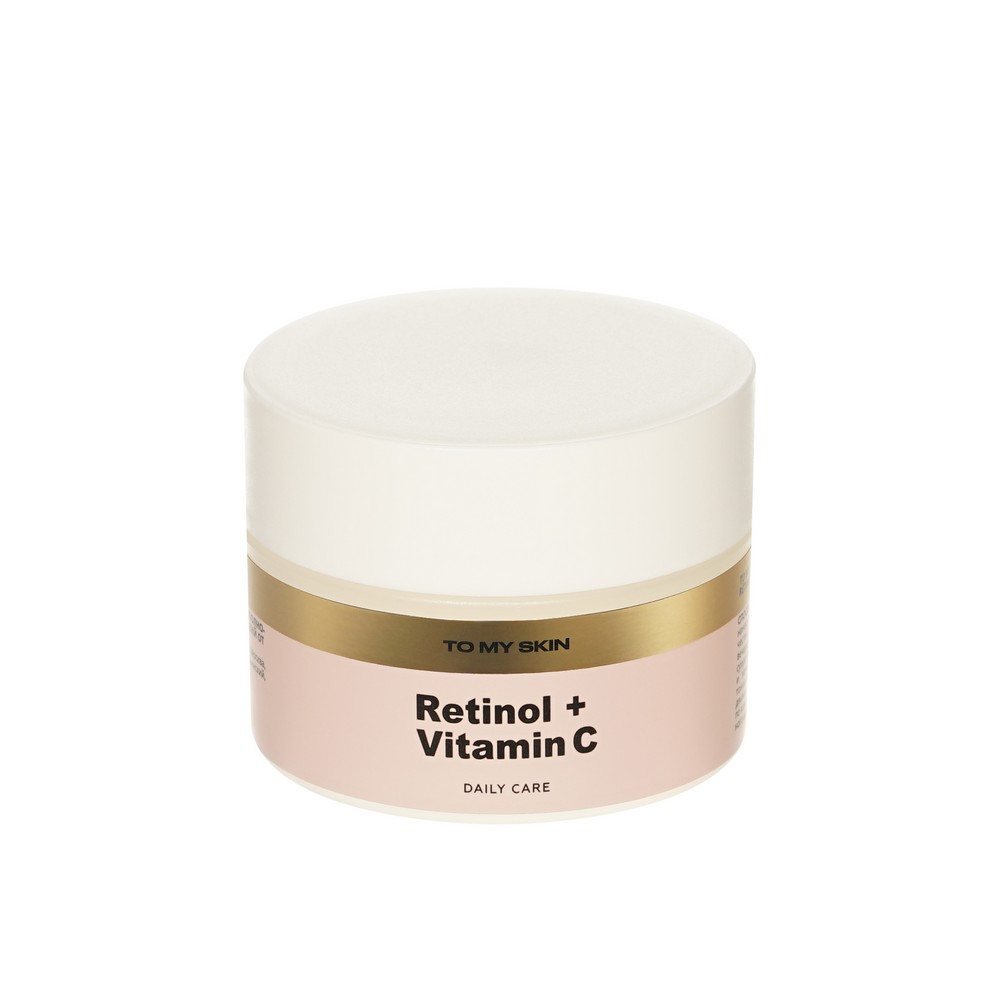 Восстанавливающий крем для лица To My Skin Retinol + Vitamin C 50мл. Фото 6.