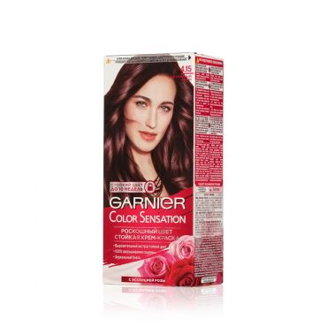 Крем - краска Garnier Color Sensation стойкая для волос 4.15 Благородный рубин.