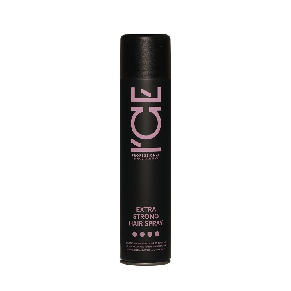 Лак для волос ICE Professional by NS Extra Strong экстрасильная фиксация 300мл. Фото 1.