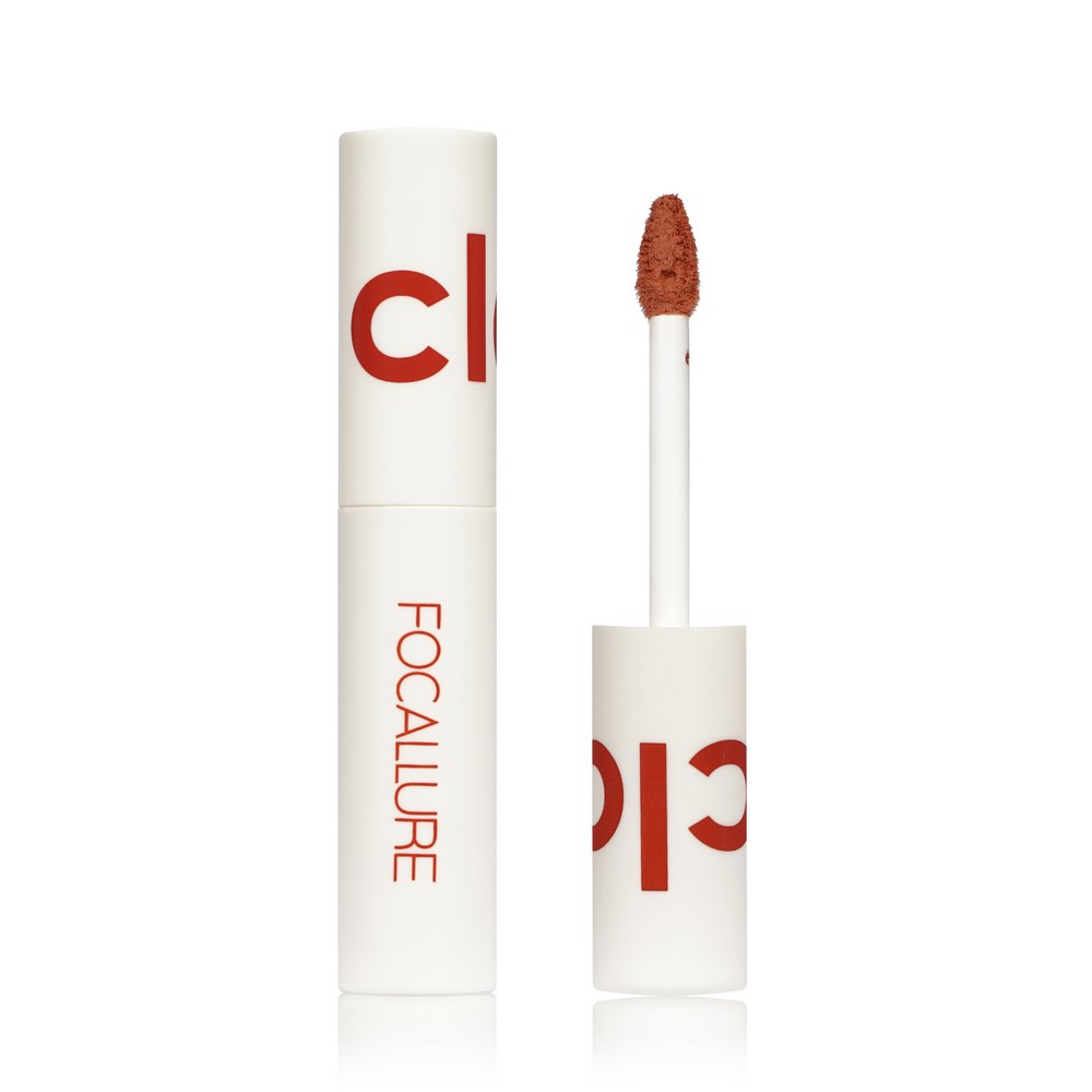 Суперстойкая жидкая помада для губ Focallure Clay Pillowy Soft Liquid Lipstick 101 2г. Фото 2.