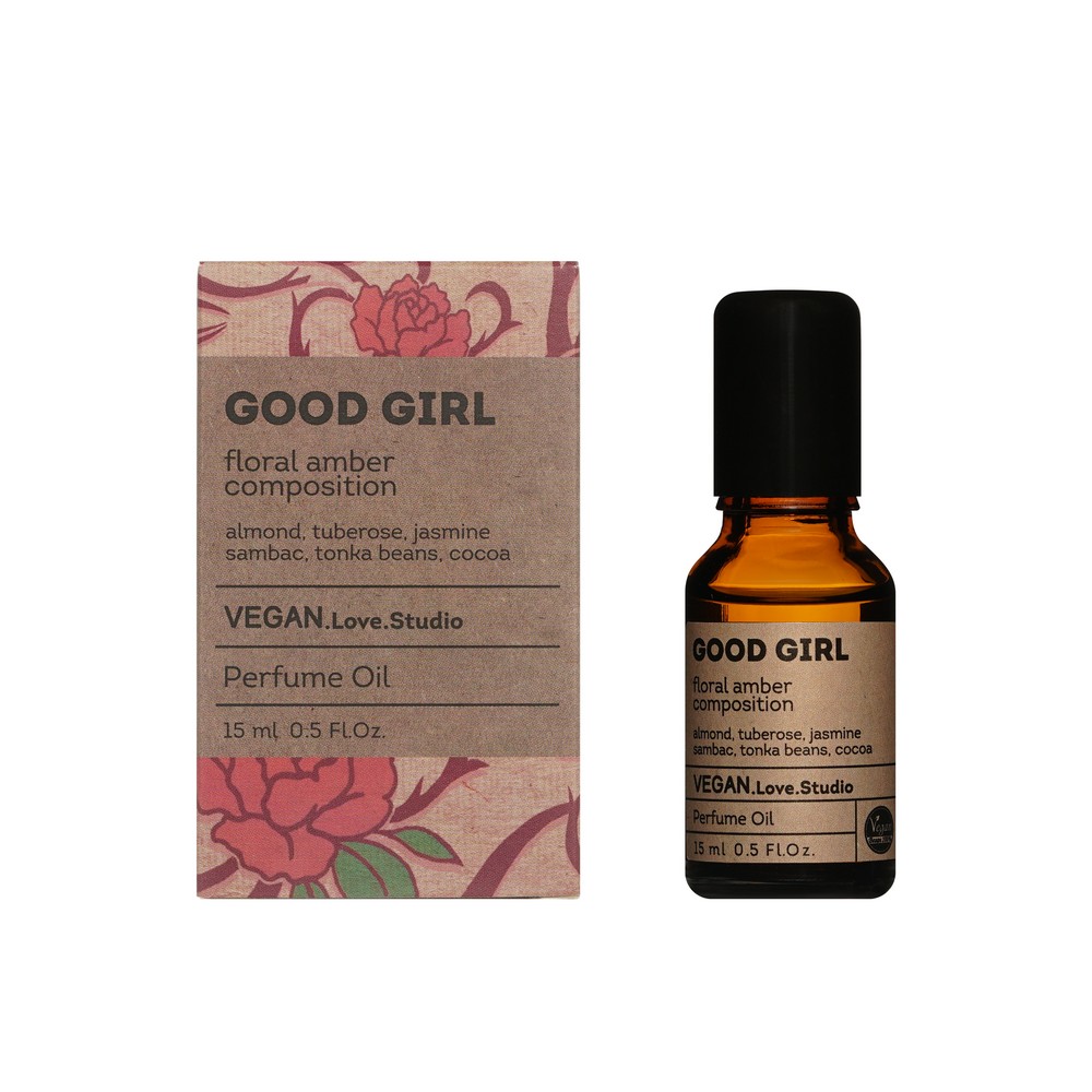 Парфюмерное масло для женщин Vegan Love Studio Good girl 15мл. Фото 1.